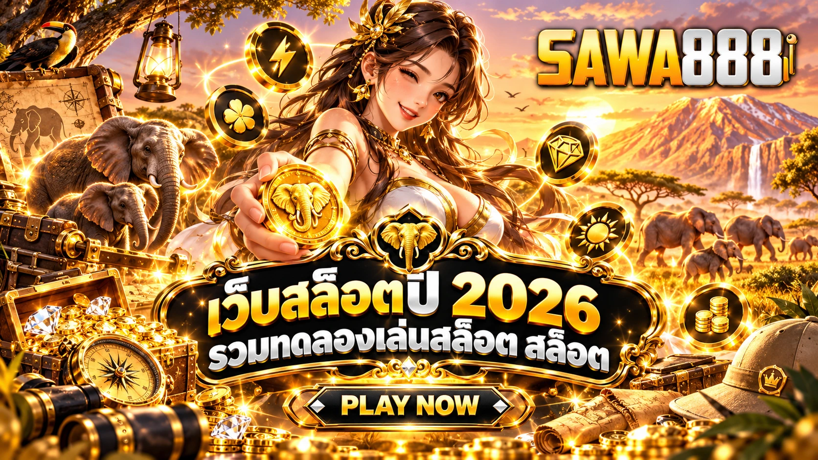 SAWA888 เว็บสล็อตปี 2026 ทดลองเล่นสล็อต พร้อมสล็อต PG และวอเลท